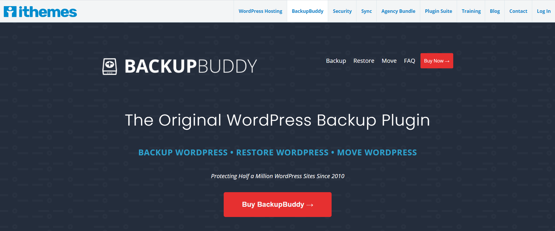 What's New With BackupBuddy For WordPress Home Page