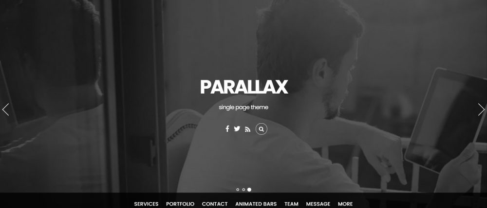 WordPress Themes Parallax