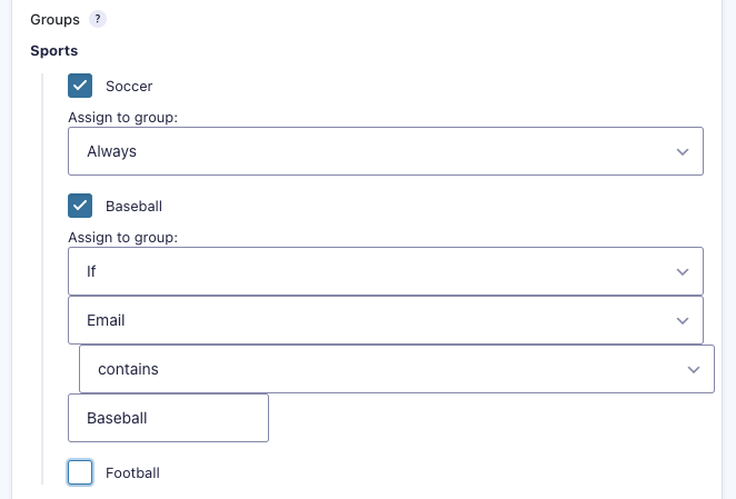 Create A Mailchimp Group
