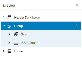 Full Site Editing In WordPress Group Block