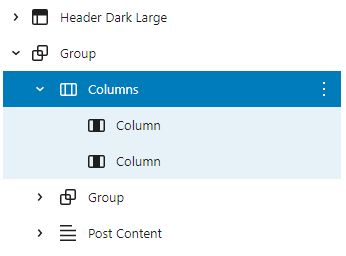 Full Site Editing In WordPress Columns Block