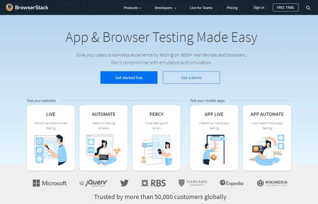 tools to test websites on different browsers