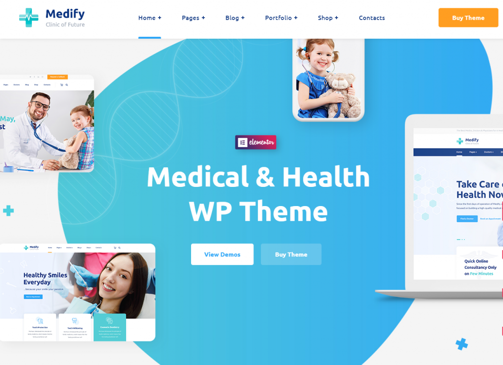 Medify Medical Clinic WordPress Theme