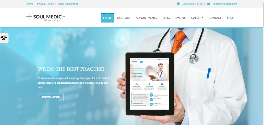 Soul Medic Medical Clinic WordPress Theme