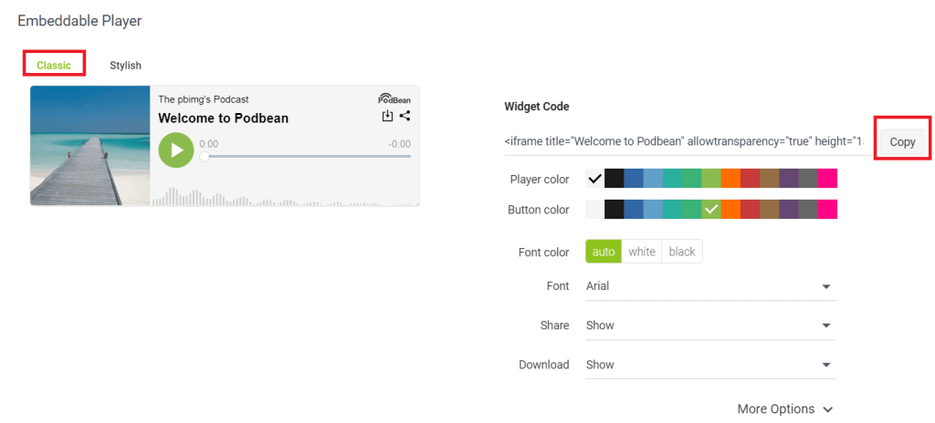 hosting audio episodes