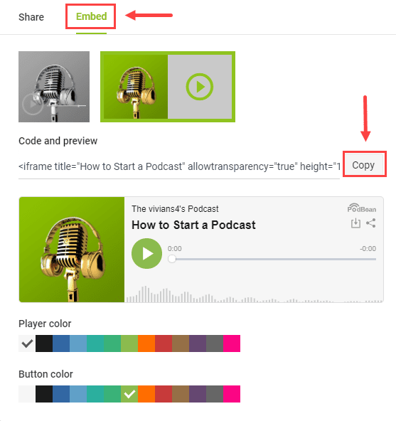 hosting audio episodes